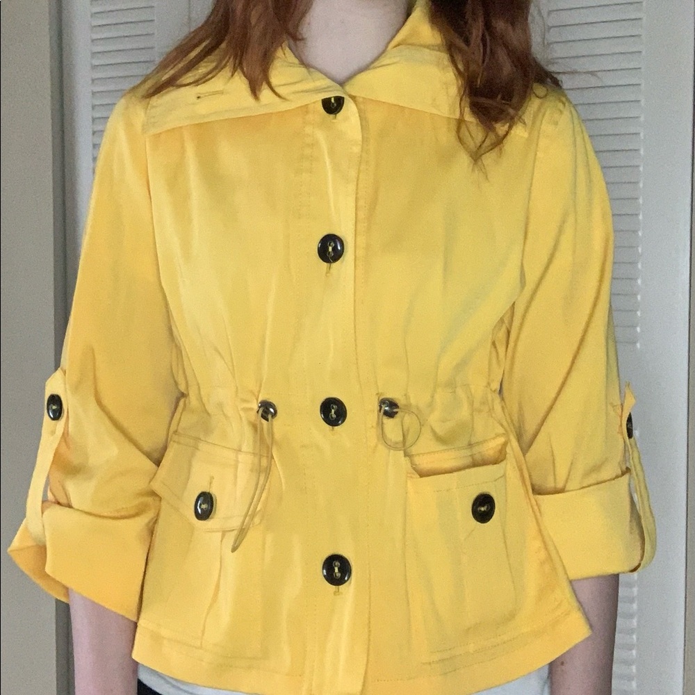 Yellow Raincoat/Jacket by Ruby Rd.